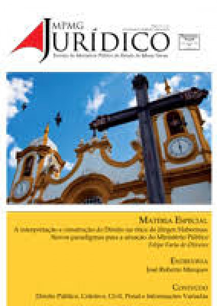 Capa de MPMG Jurídico - Revista do Ministério Público do Estado de Minas Gerais
