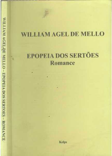 Capa de Epopeia Dos Sertões - William Agel  de Mello