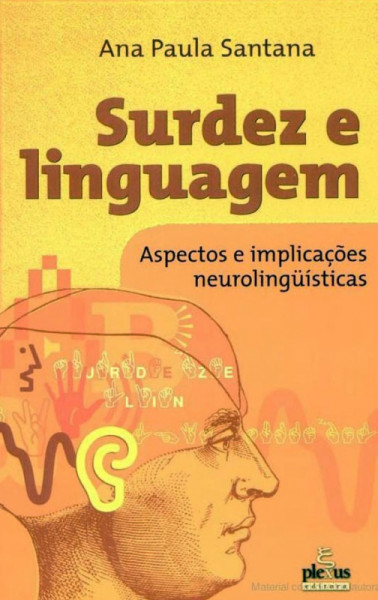 Capa de Surdez e linguagem - Ana Paula Santana