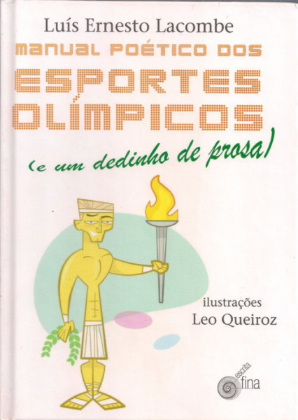 Capa de Manual poético dos esportes olimpicos - Luis Ernesto Lacombe