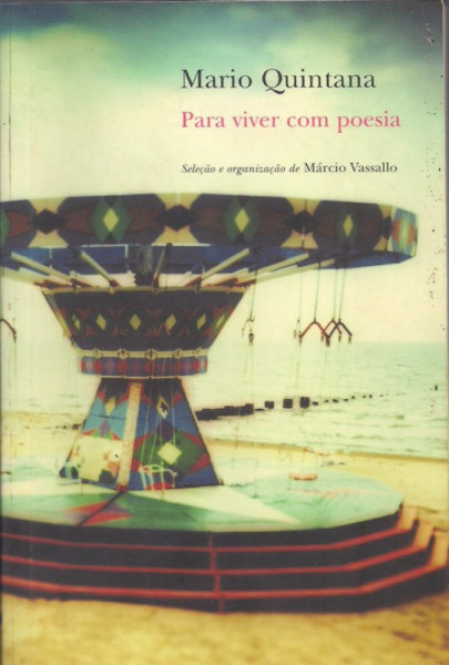 Capa de Para viver com poesia - Mário Quintana; Márcio Vassallo (org.)