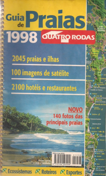 Capa de Guia Praias de 1998 - 
