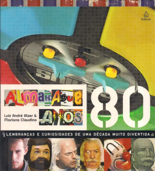 Capa de Almanaque anos 80 - Luiz André Alzer; Mariana Claudino