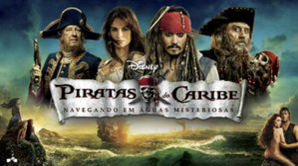 Capa de DVD Piratas do Caribe - 