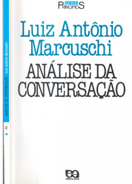 Capa de Análise da conversação - Luiz Antônio Marcuschi