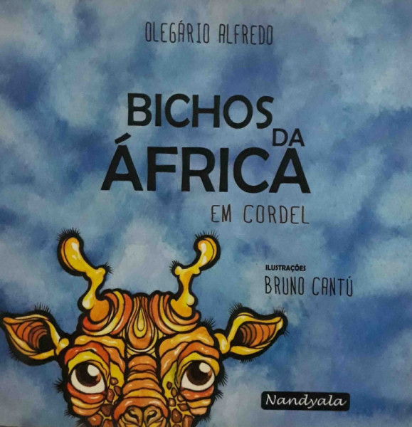 Capa de Bichos da África em cordel - Olegário Alfredo