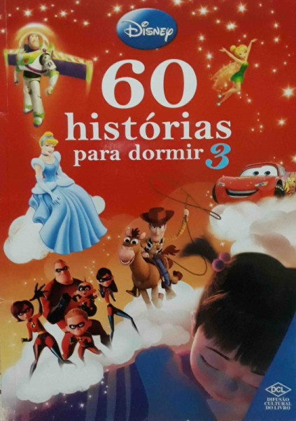 Capa de 60 Histórias Para Dormir - 3 - Walt Disney Populares