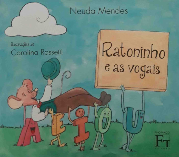 Capa de Ratoninho e as Vogais - Neuda Mendes