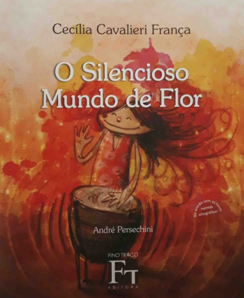 Capa de O silencioso mundo de flor - Cecília Cavalieri França