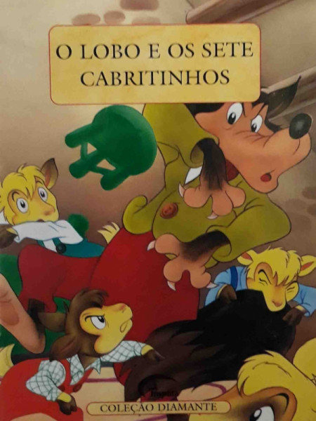 Capa de O Lobo e os Sete Cabritinhos - Maria Luisa de Abreu Lima Reconto