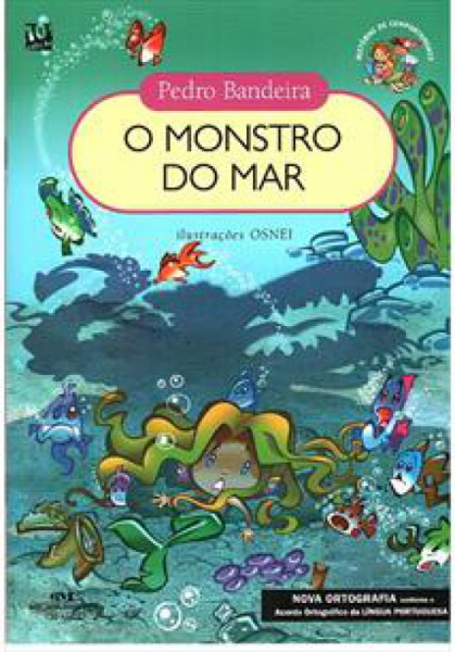Capa de O monstro do mar - Pedro Bandeira