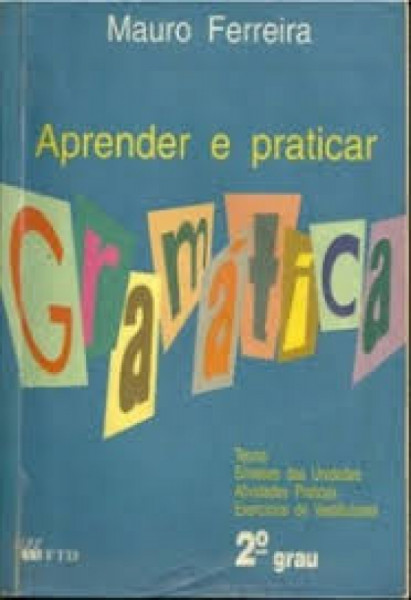 Capa de Aprender e praticar gramática - Mauro Ferreira