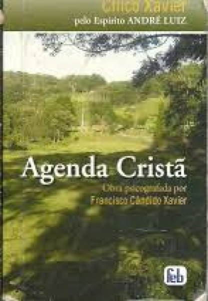 Capa de Agenda cristã - Francisco Cândido Xavier