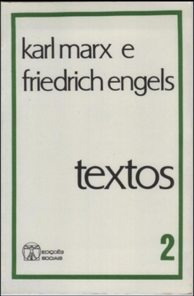 Capa de Textos volume II - Karl Marx; Friedrich Engels