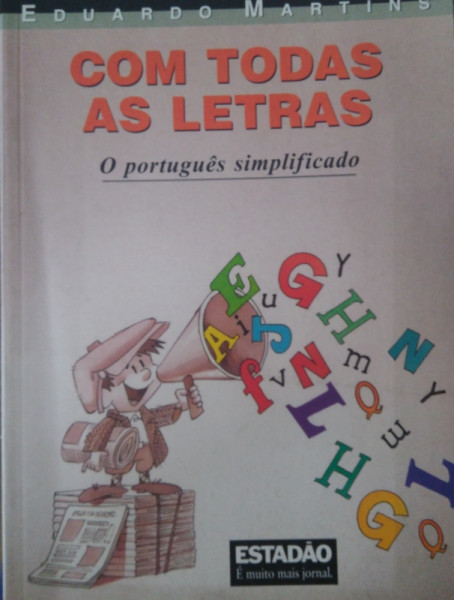 Capa de Com todas as letras - Eduardo Martins