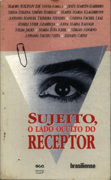 Capa de Sujeito, o lado oculto do receptor - Mauro Wilton de Sousa org.