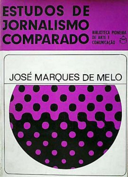 Capa de Estudos de Jornalismo Comparado - José Marques de Melo