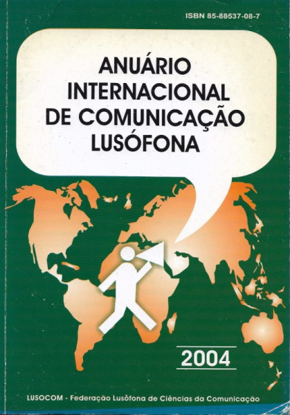 Capa de Anuário Internacional de Comunicação Lusófona 2004 - José Benedito Pinho
