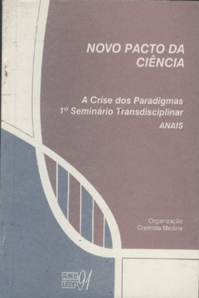 Capa de Novo Pacto da Ciência - Cremilda Medina organização