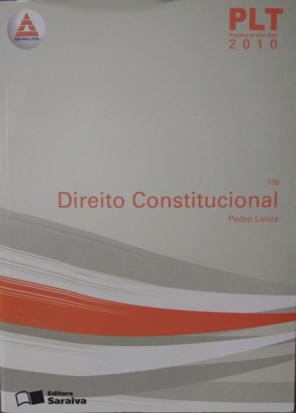 Capa de Direito constitucional - Pedro Lenza