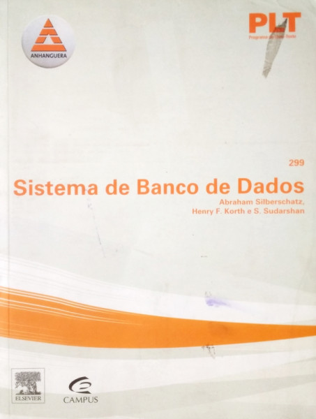 Capa de Sistema de banco de dados - Abraham Silberschatz; Henry F. Korth; S. Sudarshan
