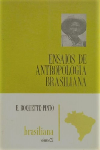 Capa de Ensaios de Antropologia Brasiliana - E. Roquette-Pinto