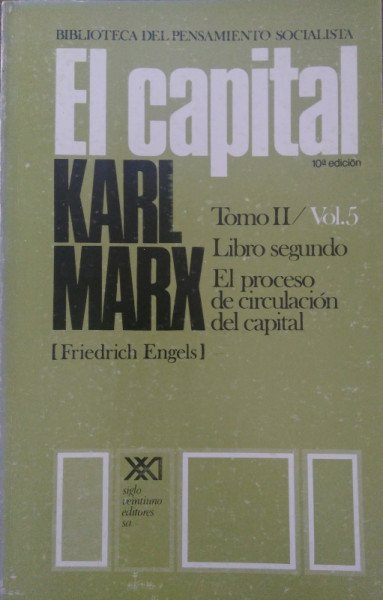 Capa de El capital tomo II volume 5 - Karl Marx; Friedrich Engels