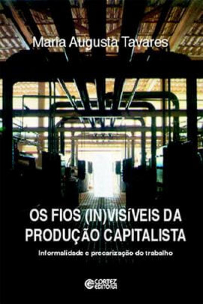Capa de Os Fios in visíveis da Produção Capitalista - Maria Augusta Tavares