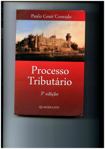 Capa de Processo tributário - Paulo Cesar Conrado