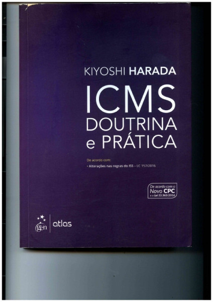 Capa de ICMS Doutrina e Prática - Kiyoshi Harada