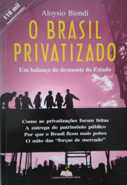 Capa de O Brasil Privatizado - Aloysio Biondi