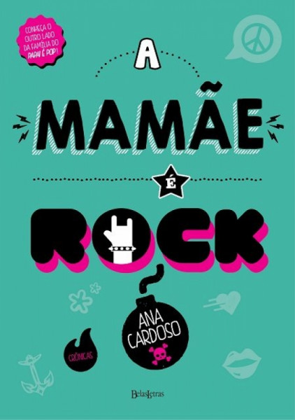 Capa de A mamãe é rock - Ana Cardoso