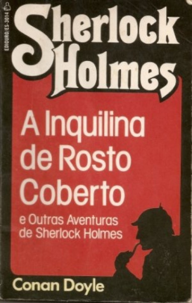 Capa de A inquilina de rosto coberto - Arthur Conan Doyle