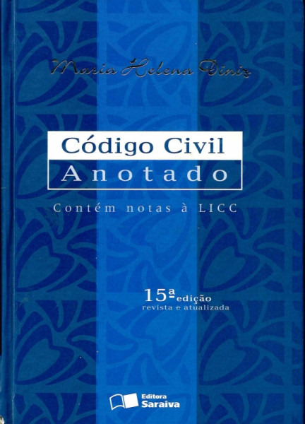 Capa de Código Civil anotado - Maria Helena Diniz