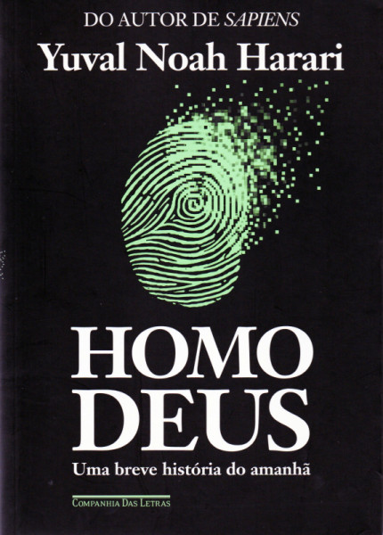 Capa de Homo Deus - Yuval Noah Harari