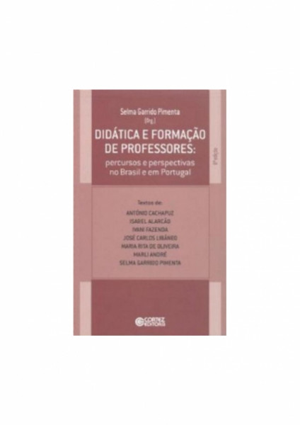 Capa de Didática e formação de professores - Selma Garrido Pimenta