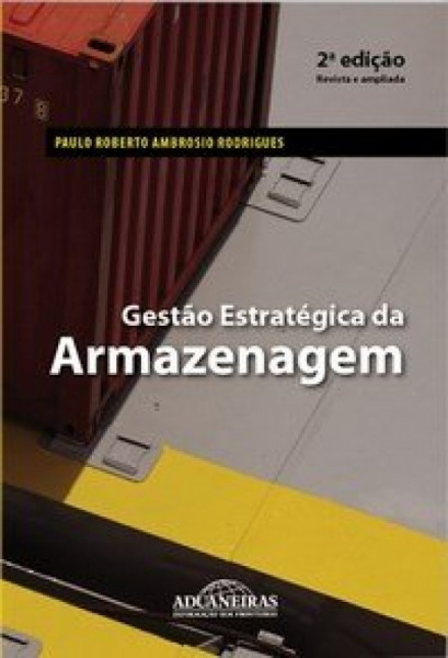 Capa de Gestão Estratégica da Armazenagem - Paulo Roberto Ambrosio Rodrigues
