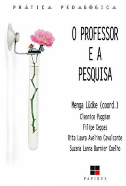 Capa de O professor e a pesquisa - Menga LUDKE