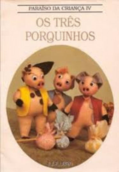 Capa de Os três porquinhos - Jaci José Delazeri