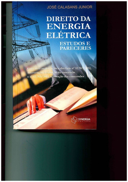 Capa de Direito da Energia Elétrica - José Calasans Júnior