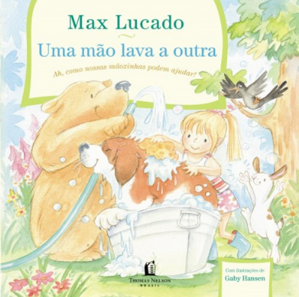 Capa de Uma mão lava a outra - Max Lucado