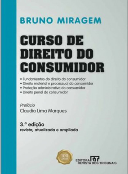 Capa de Curso de Direito do Consumidor - Bruno Miragem