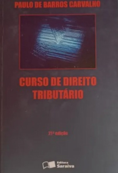 Capa de Curso de direito tributário - Paulo de Barros Carvalho