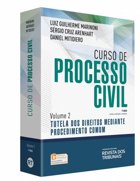 Capa de Novo curso de processo civil volume 2 - Luiz Guilherme Marinoni; Sérgio Cruz Arenhart; Daniel Mitidiero