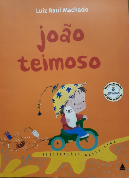 Capa de João teimoso - Luiz Raul Machado