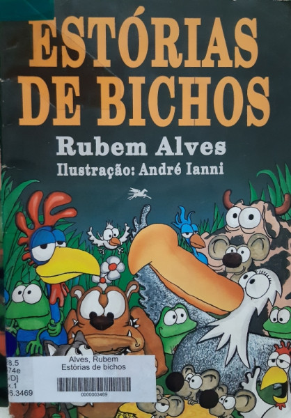 Capa de Estórias de bichos - Rubem Alves