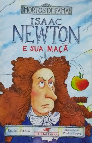 Capa de Isaac Newton e sua maçã - Kjartan Poskitt