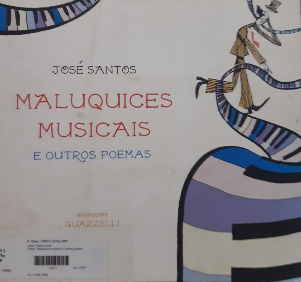 Capa de Maluquices musicais e outros poemas - José Santos