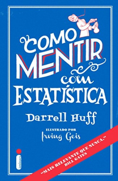 Capa de Como mentir com estatística - Darrel Huff