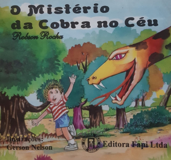 Capa de O Mistério da Cobra no Céu - Robson Rocha